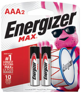 MAX ALKALINE BATTERY AAA 2 PACK