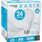 A19 LED BULB DAYLIGHT 9-W 24 PK