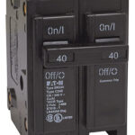 40A 2 POLE BREAKER TYPE BR