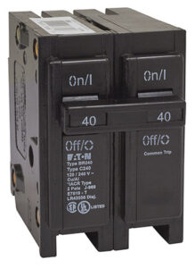 40A 2 POLE BREAKER TYPE BR