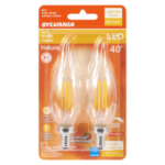 B10 LED BULB SOFT WHITE 4W 2PK