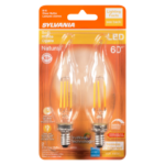 B10 LED BULB SOFT WHITE 5W 2 PK