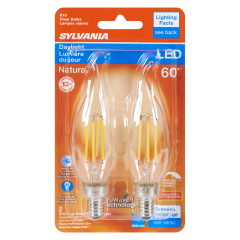 B10 LED BULB DAY LIGHT 5W 2PK