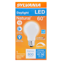 A19 LED BULB DAY LIGHT 8W