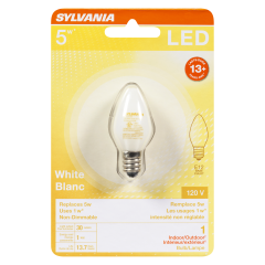 C7 LED BULB COOL WHITE 1W