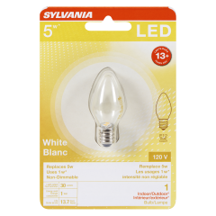 C7 LED BULB COOL WHITE 1W