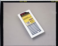 METAL FLOOR REGISTER 2-1/4X12 WHITE