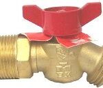 HOSE BIB ANGLE 1/4 TURN 3/4-IN