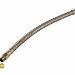 FLEXIBLE CONNECTOR FAUCET 3/8X12-IN