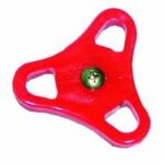 FAUCET HANDLE EMCO LAUNDRY RED