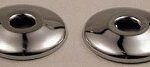 PIPE FLANGE CHROME 2 PACK