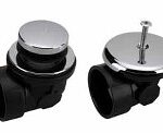 TUB DRAIN HALF KIT CHROME