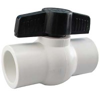 PVC BALL VALVE SLIP 3/4-IN