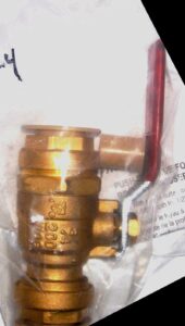 BALL VALVE FULL PORT PUSH FIT 3/4IN