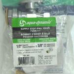 SUPPLY VALVE STRAIGHT 1/2PFX3/8COMP