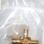 PEX BRASS TEE 3/4 X 1/2 X 1/2-IN