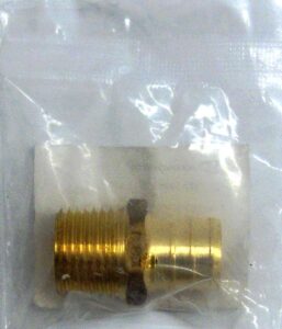 PEX BRASS ADAPTER 3/4 BARB X 1/2MPT