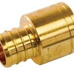 PEX BRASS SWEAT ADPATER FPT 3/4-IN