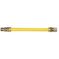 GAS CONNECTOR YELLOW 48X3/4X1/2-IN