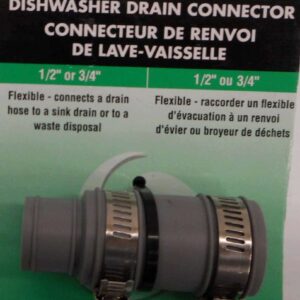 FLEX FITTING DISHWASHER DRAIN