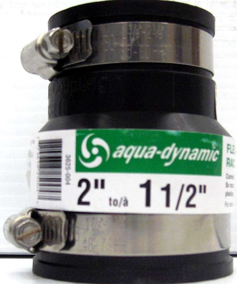FLEX SEAL COUPLING 2 X 1 1/2-IN
