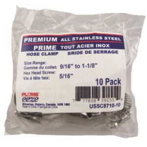 HOSE CLAMP 1/2 TO 1 1/16-IN 10PK
