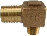 BRONZE HYDRANT ELBOW 3/4 X 1-IN