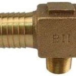 BRONZE  HYDRANT ELBOW 3/4 X 1 1/4IN