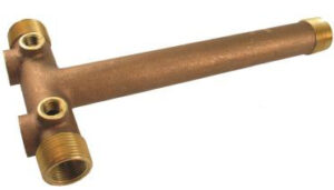 TANK TEE BRASS 1MX3/4F