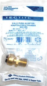 PUSH-FIT ADPATER MIP 1/2 X 3/4-IN