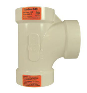 PVC GAS SYSTEM 636 VENT TEE 2-IN