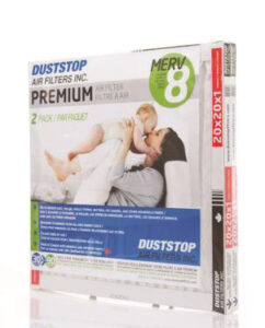FURNACE FILTER MERV 8 20X20-IN 2PK