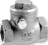 SWING CHECK VALVE THREADED 1-IN