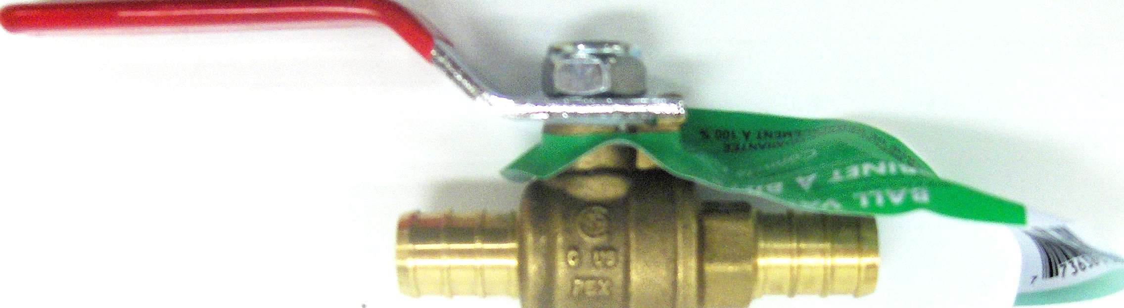 BALL VALVE PEX FULL PORT 1/2-IN