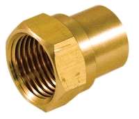 CAST BRASS ADAPTER FEMALE 3/4-IN