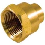 CAST BRASS ADAPTER FEMALE 1/2X3/4IN
