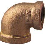 BRONZE 90 DEGREE ELBOW 1/4-IN