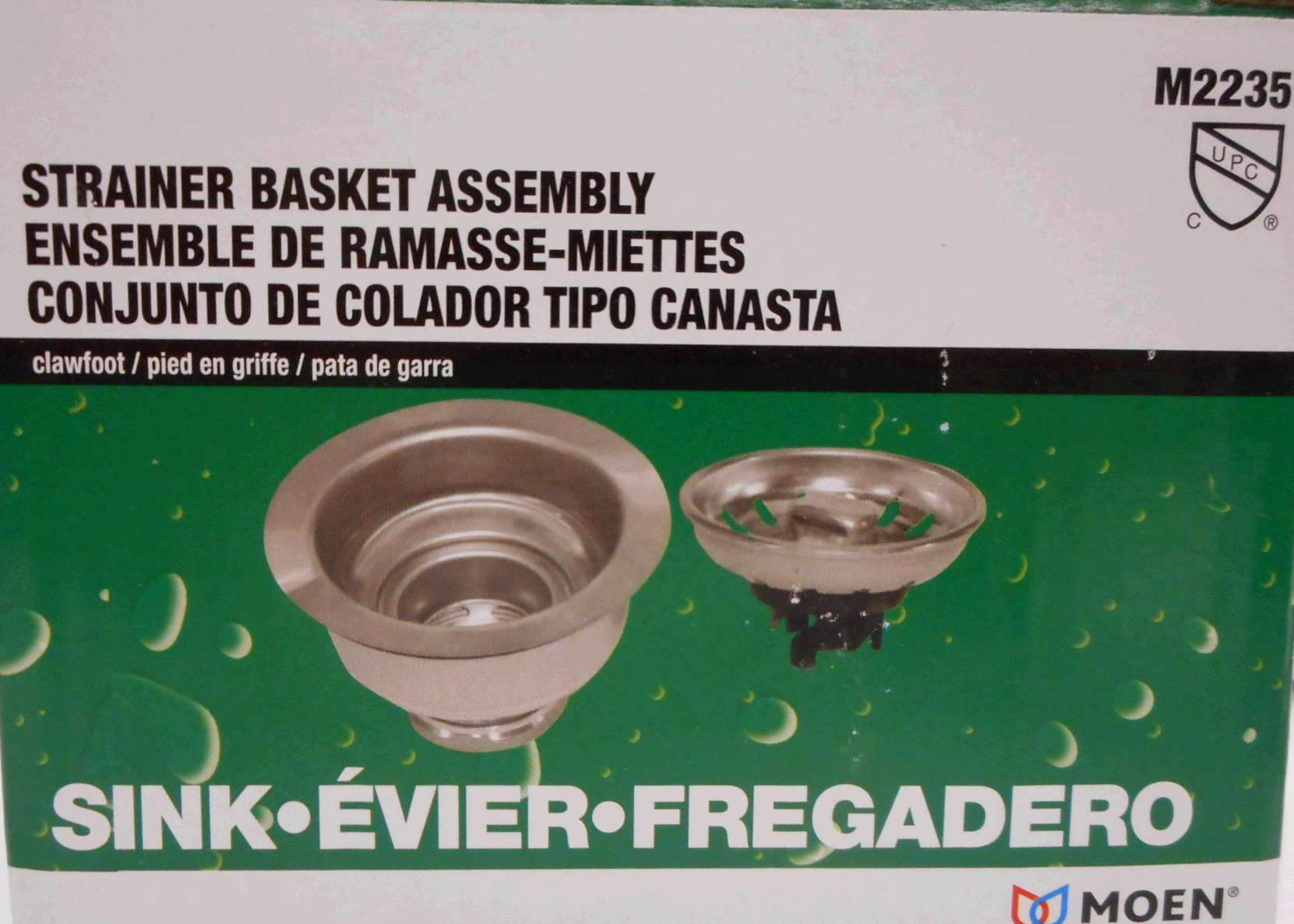 KITCHEN BASKET STRAINER KIT CLAW