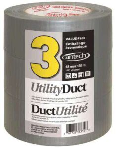 DUCT TAPE UTILITY 48-MM X 50-M 3 PK