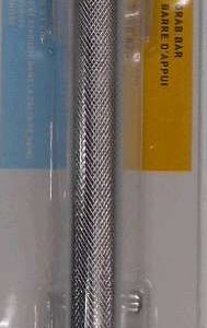 GRAB BAR POLISHED STAINLESS 1X24-IN