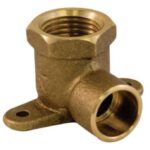 BRASS ELBOW 90 DEG DROP EAR 3/4-IN