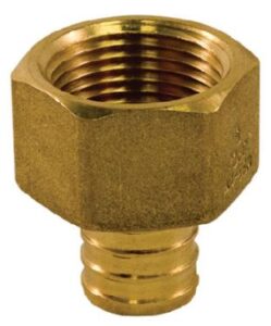 PEX BRASS ADAPTER 3/4 PEX X 1/2 FIP