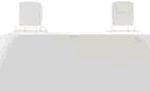 WOOD TOILET SEAT ELONGATED WHITE
