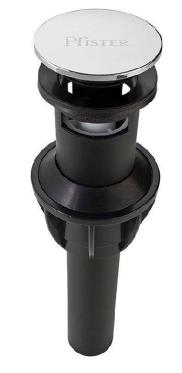 FAUCET DRAIN PUSH-N-SEAL CHROME