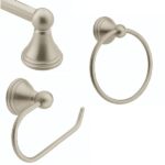 BATH KIT PRESTON NICKEL 3-PC