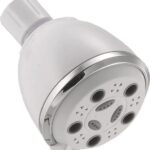 SHOWER HEAD 3 SETTING WHITE/CHROME