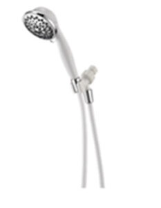 HAND SHOWER 5 SETTING WHITE/CHROME