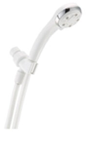 HAND SHOWER 3 SETTING WHITE/CHROME