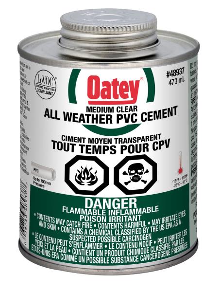PVC CEMENT ALL WEATHER 473-ML