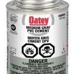 PVC CEMENT MEDIUM GREY 236-ML